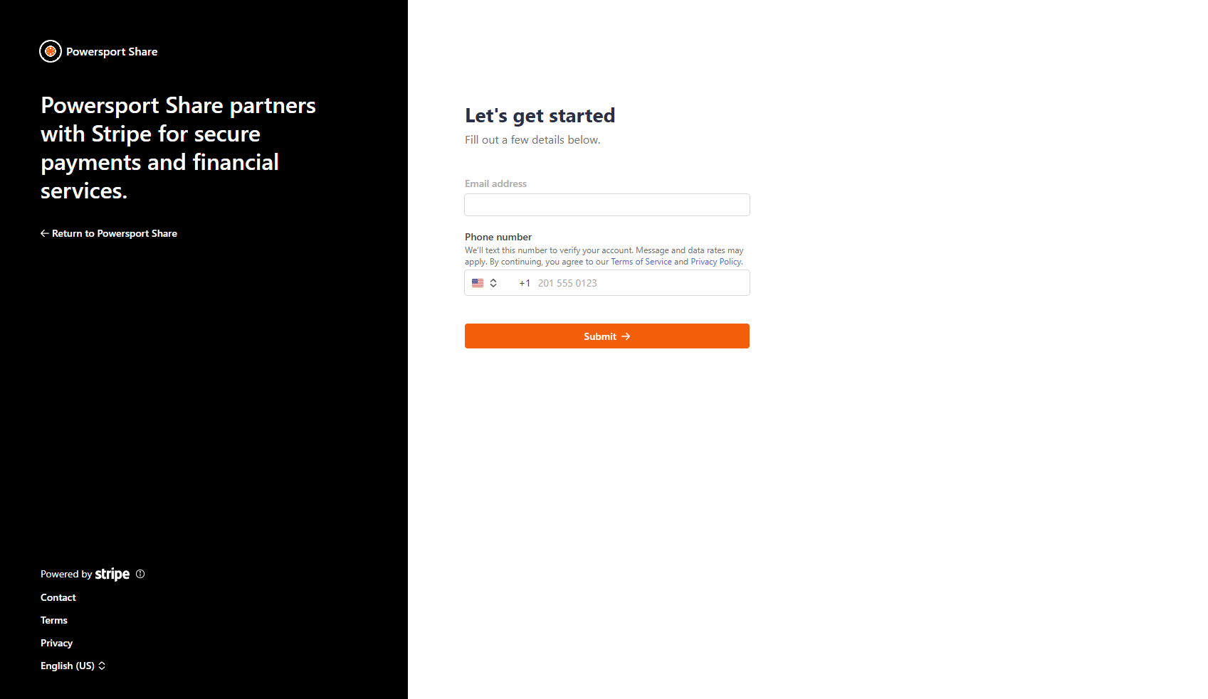 Stripe Connect Account Setup